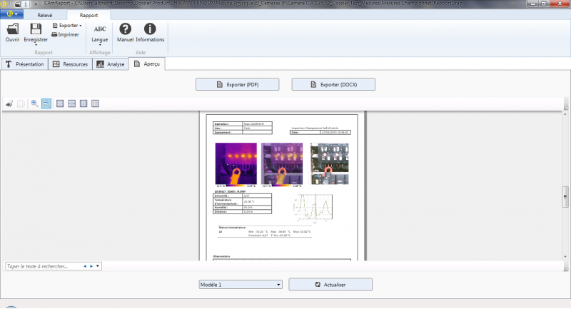 Rapport CAmReport